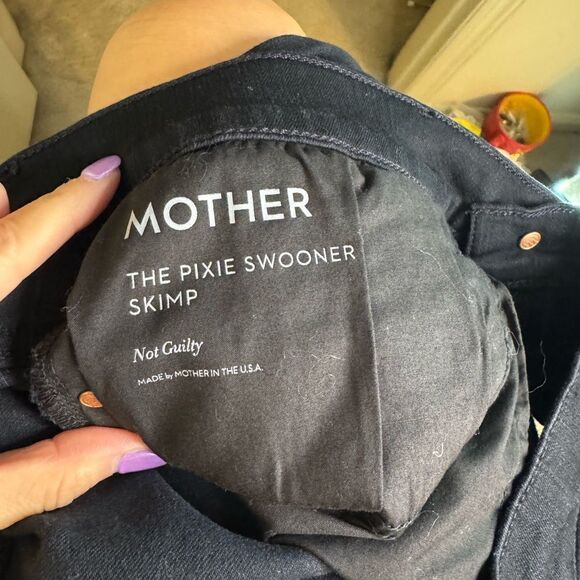 Women’s MOTHER Jeans The Pixie Swooner Skimp Not Guilty Sz 33 - Picture 5 of 5